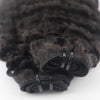 Burmese raw curly hair bundle from Her Hair Company, showing thick, natural curly hair texture in a standard bundle.