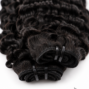 Her Hair Company Burmese Raw Curly Hair bundle, natural curly hair bundle, standard size, black hair, healthy and full texture