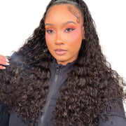 Burmese Raw Deep Wave Hair bundle by Her Hair Company, standard bundle with natural deep wave texture, 16 inches long.
