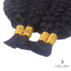 Deep curly bulk hair bundle from Her Hair Company, standard bundle featuring natural, tightly coiled curly hair for styling.