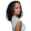 Deep curly bulk hair bundle by Her Hair Company, natural virgin deep curly hair for weaves and extensions.