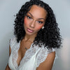 Deep curly bulk hair from Her Hair Company, standard bundle with rich, voluminous curly strands suitable for hair extensions or weaves.