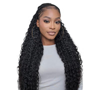 Deep curly bulk hair bundle from Her Hair Company, standard 16-inch curly hair extension for natural, voluminous styles.