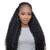 Deep curly bulk hair from Her Hair Company, virgin standard bundle showing thick, voluminous deep curly hair strands.