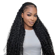 Deep curly bulk hair bundle from Her Hair Company, natural textured standard bundle for versatile styling.