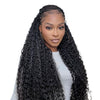 Deep curly bulk hair bundle from Her Hair Company, showcasing natural virgin deep curly hair for weaves and extensions.