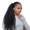 Deep curly bulk hair bundle from Her Hair Company, showcasing natural virgin deep curly hair for weaves and extensions.