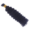 Deep wave bulk hair from Her Hair Company, standard bundle showing soft, textured deep wave hair suitable for extensions.