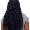 Deep wave bulk hair bundle by Her Hair Company, showing virgin deep wave hair strands in a standard bundle for natural volume.