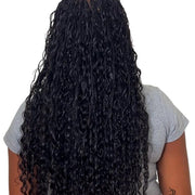 Deep Wave bulk hair bundle from Her Hair Company, standard 16-inch natural-looking deep wave hair for versatile styling.