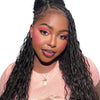 Deep Wave Bulk Hair Standard Bundle from Her Hair Company, showing virgin deep wave hair texture in natural black color.
