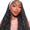 Her Hair Company deep wave bulk hair bundle, showing soft, natural-looking virgin deep wave hair for weaving or extensions.