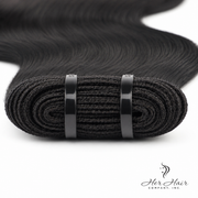 Brazilian Double Drawn Hair Standard Bundle by Her Hair Company, 18-inch straight hair bundle with thick, natural-looking strands