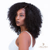 Brazilian kinky curly 4x4 HD lace closure from Her Hair Company, featuring natural kinky curly texture and secure lace front design.