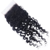 Brazilian Water Wave 5x5 HD lace closure from Her Hair Company, showing detailed water wave pattern and transparent lace material.