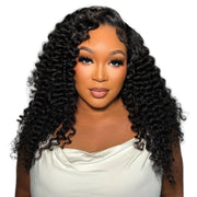 Brazilian Water Wave 13x6 HD lace frontal by Her Hair Company, showing close-up of the standard frontal with intricate wave pattern.