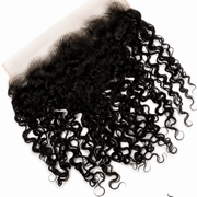 Brazilian Water Wave 13X6 HD Lace Frontal by Her Hair Company, standard closure with natural water wave texture and transparent lace