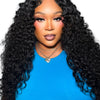 Her Hair Company Burmese Raw Wavy Hair 4 Bundle Deal featuring natural, high-quality wavy hair bundles on a standard bundle display.