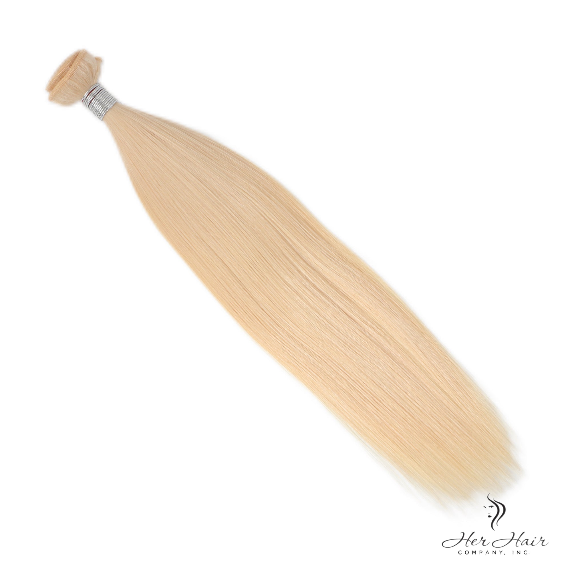 Brazilian 613# hair bundle, straight blonde extension, natural shine and texture, standard bundle from vendor-unknown.