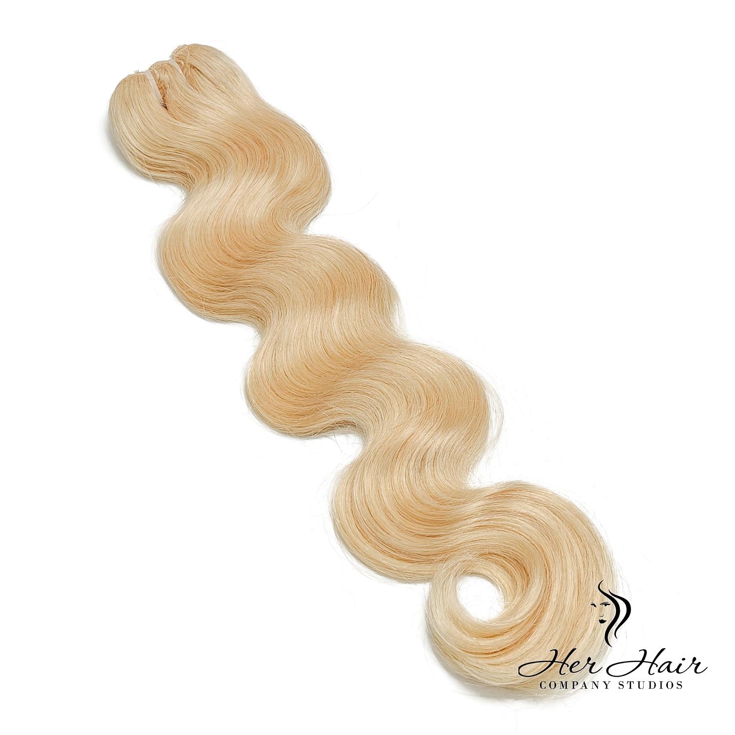 Eurasian 613# hair bundle from vendor-unknown, showing straight blonde hair extensions with natural shine and texture.