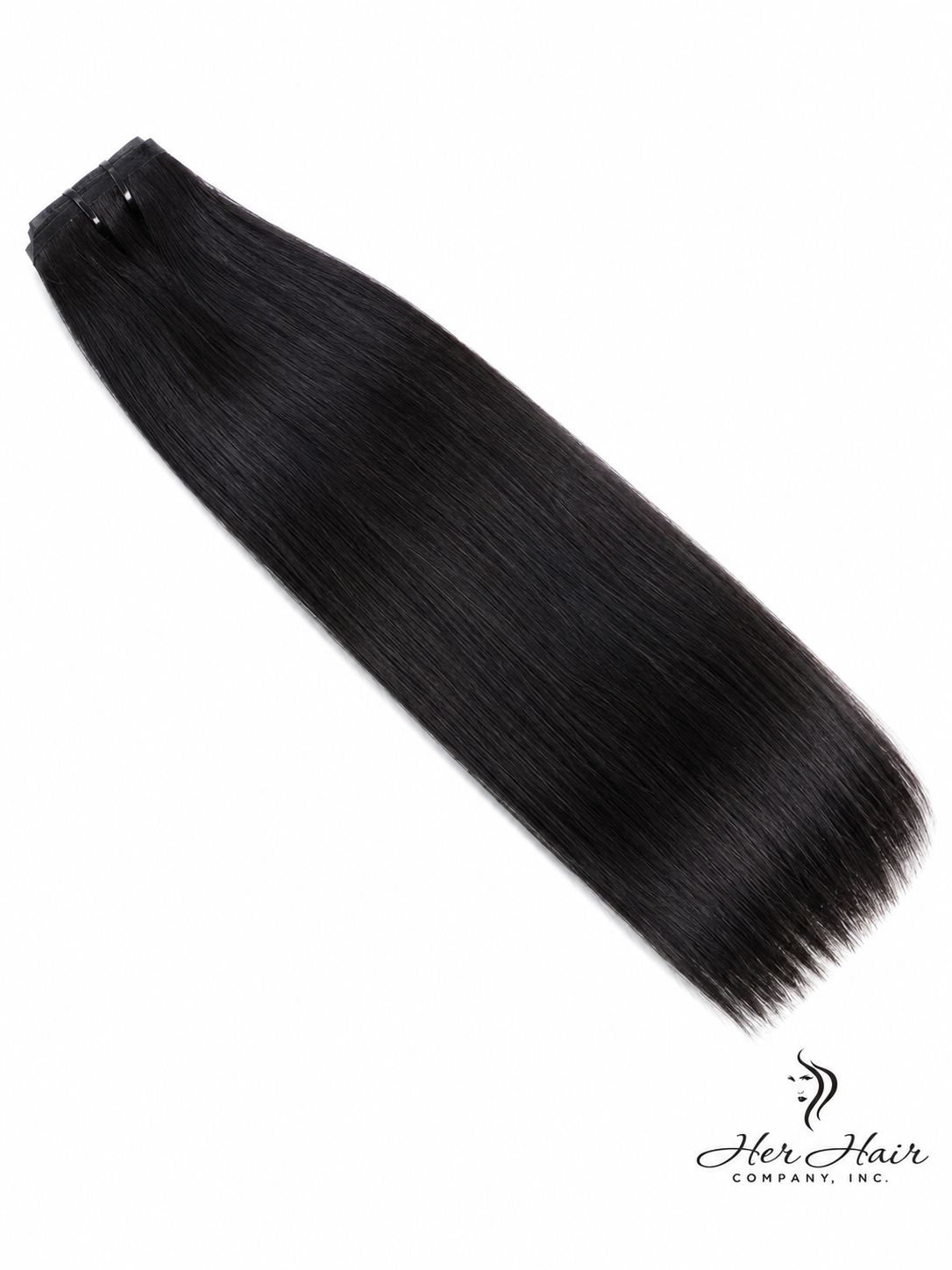 Brazilian clip-in hair extensions in a standard bundle with 16-inch body wave texture, natural and easy to wear.