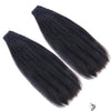 Brazilian clip-in hair extensions, standard bundle, natural dark brown color, with clips attached for easy styling.