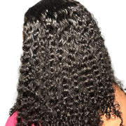 Burmese raw curly hair bundle by Her Hair Company, 16-18-20 inches, natural textured standard hair bundle.