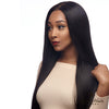 Brazilian Straight 5X5 HD Lace Closure, standard frontal with natural hair texture and transparent lace for seamless scalp appearance.