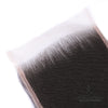 Brazilian straight 5x5 HD lace closure with natural hair texture, showcasing the intricate lace and hair detailing.