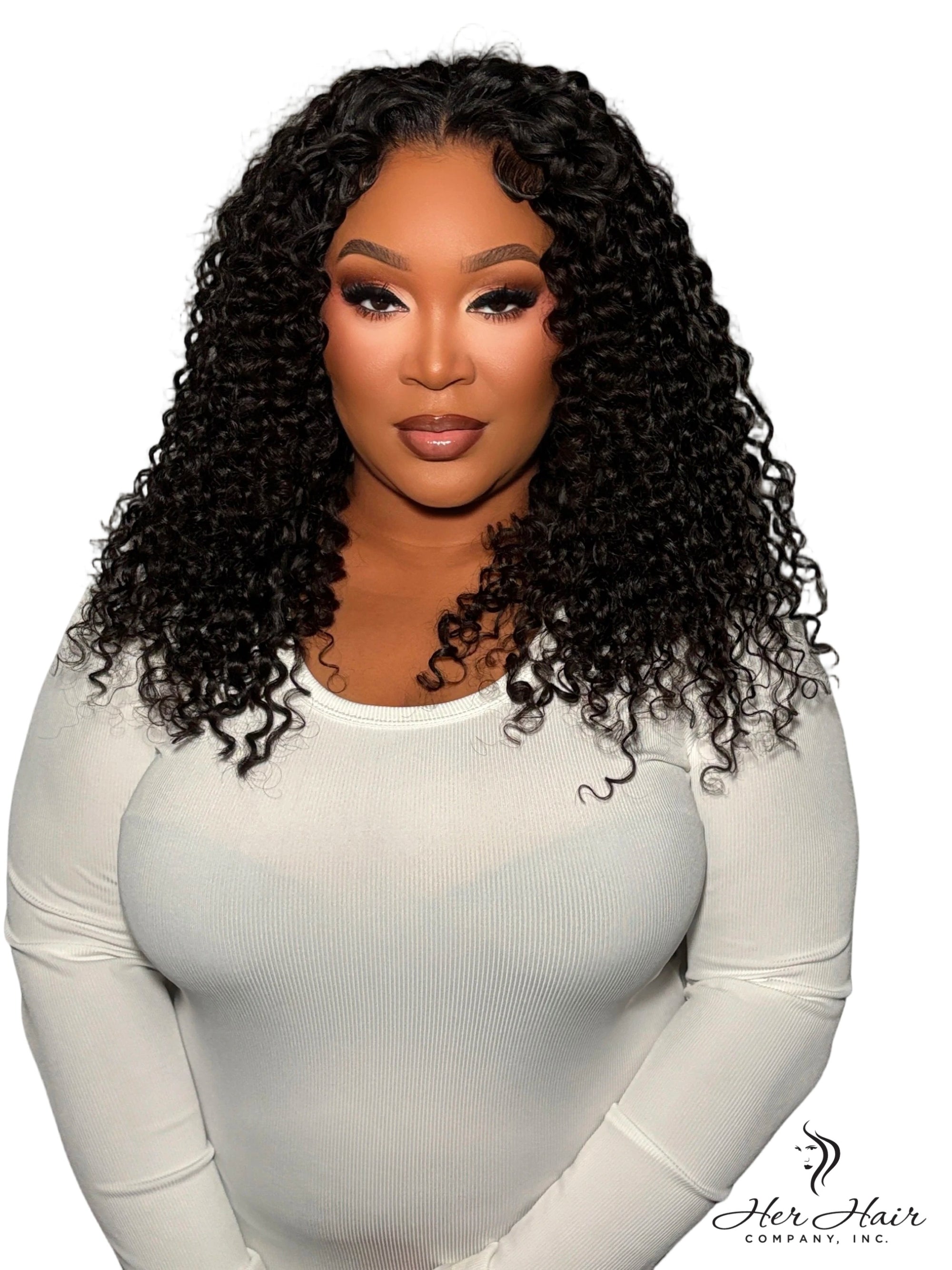 Deep Curly Crochet Hair - Her Hair Company