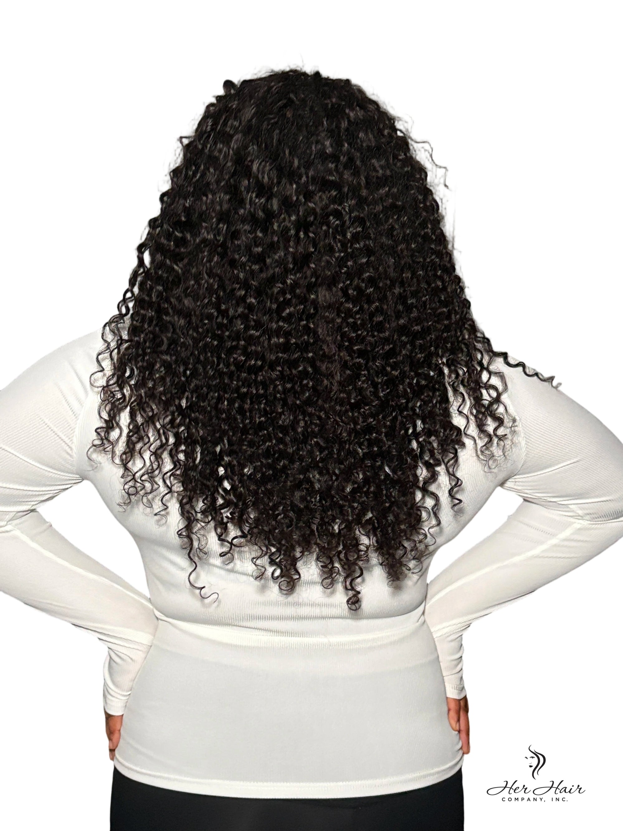 Deep Curly Crochet Hair - Her Hair Company