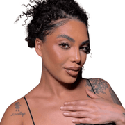 Deep curly crochet hair bundle by Her Hair Company, showing soft, virgin curly crochet hair strands in a standard bundle.