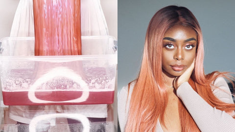 Water Color Hair Dye Method