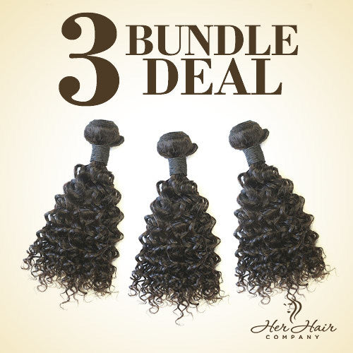 Brazilian Curly Hair 3 Bundle Deal 