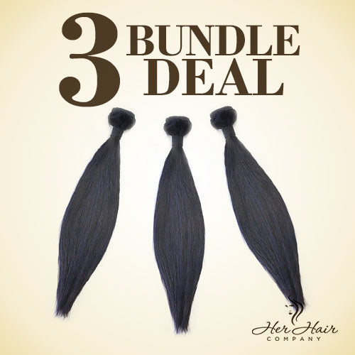 Brazilian Straight Hair 3 Bundle Deal