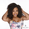 Brazilian kinky curly hair bundles from Her Hair Company, showing three natural, textured hair bundles in a standard bundle deal.