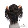 Three bundles of Brazilian Body Wave hair in standard bundle set, showcasing smooth, natural wave texture.