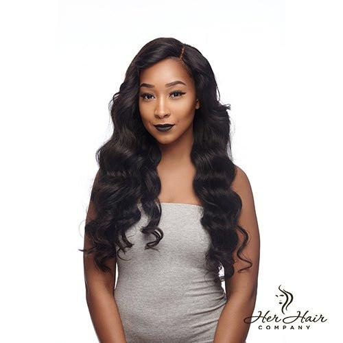 Three bundles of Brazilian Body Wave hair in 10-inch lengths from vendor-unknown, arranged neatly for a full look.